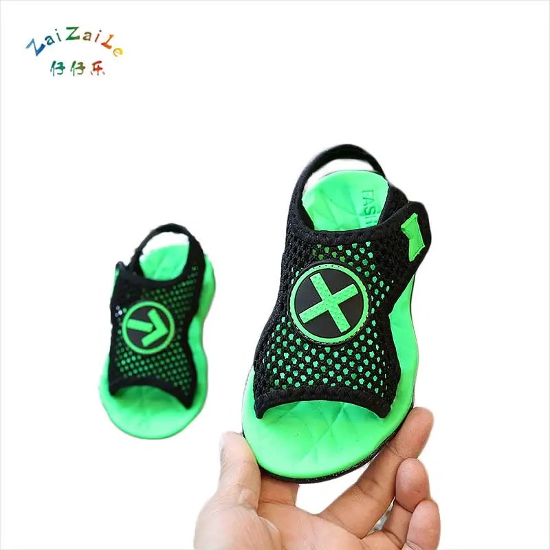 2018 новые летние корейские детские спортивные туфли из дышащего сетчатого