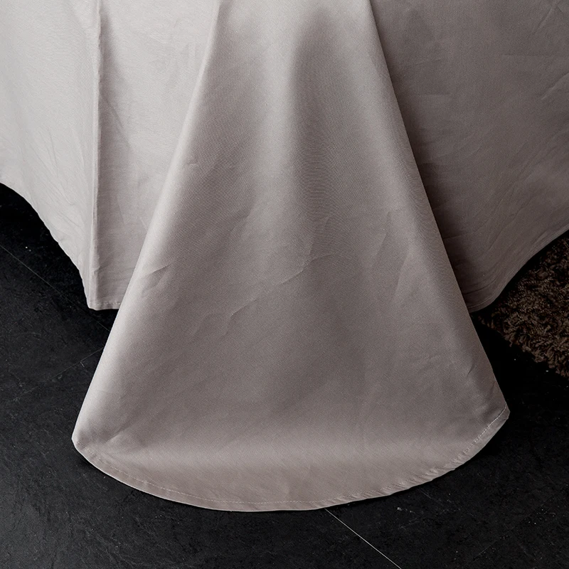 Комплект постельного белья из 4 предметов хлопковое кружевное