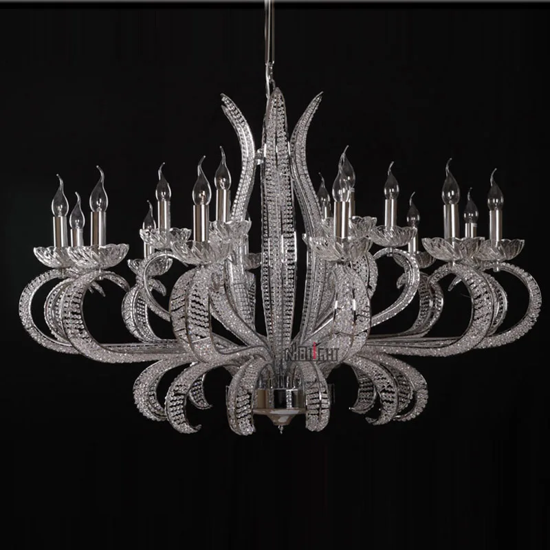 Бесплатная доставка Европейский свечи кристаллический светильник K9 ананас