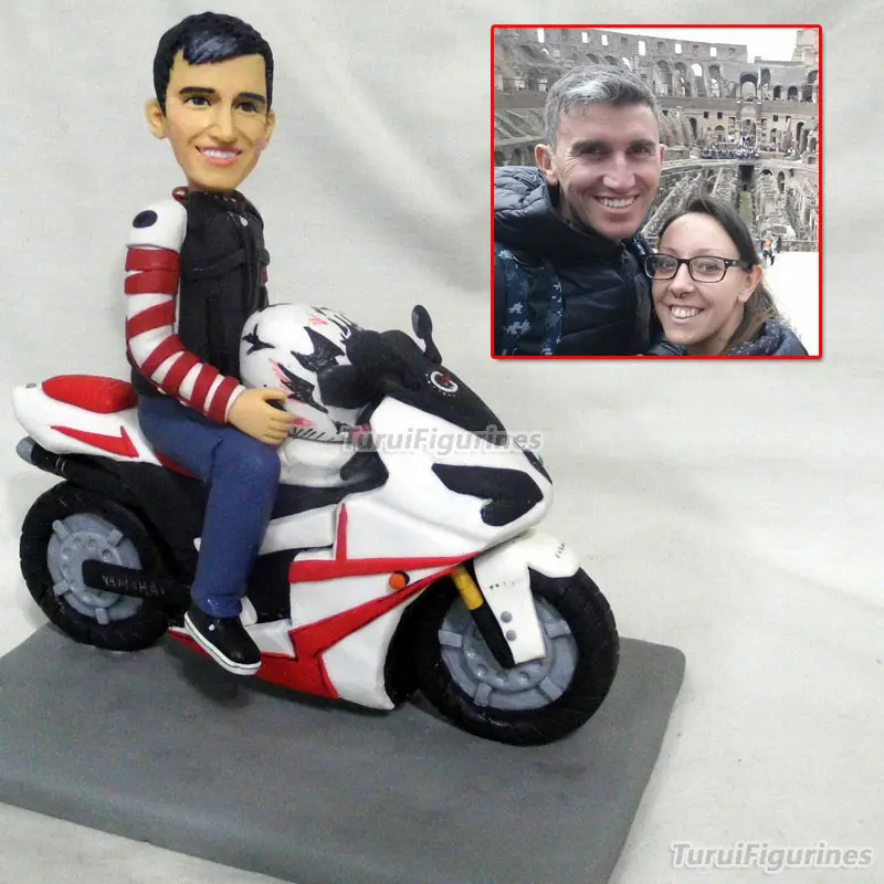 Свадебный торт Топпер кемпинг на заказ пара поплавок Мини Пара статуя