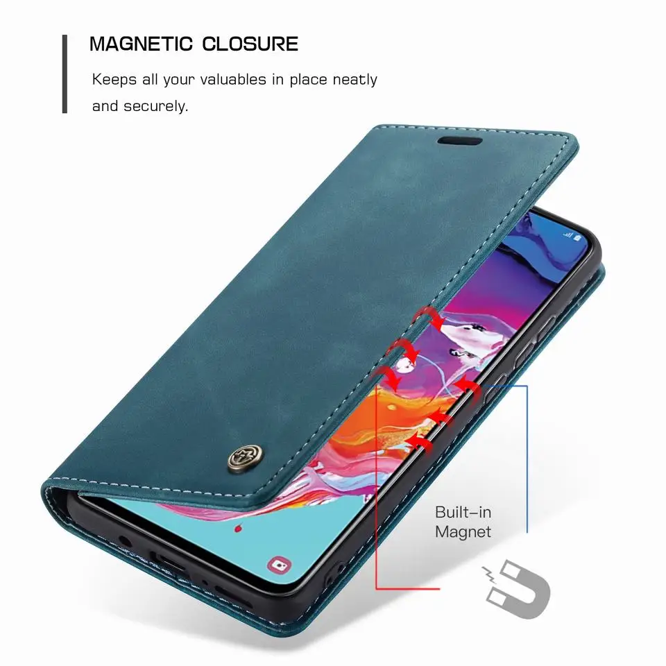 Флип-чехол для samsung Galaxy A70 A 70, чехол для samsung A70, чехол для телефона s, кожаный мягкий силиконовый защитный чехол для задней панели