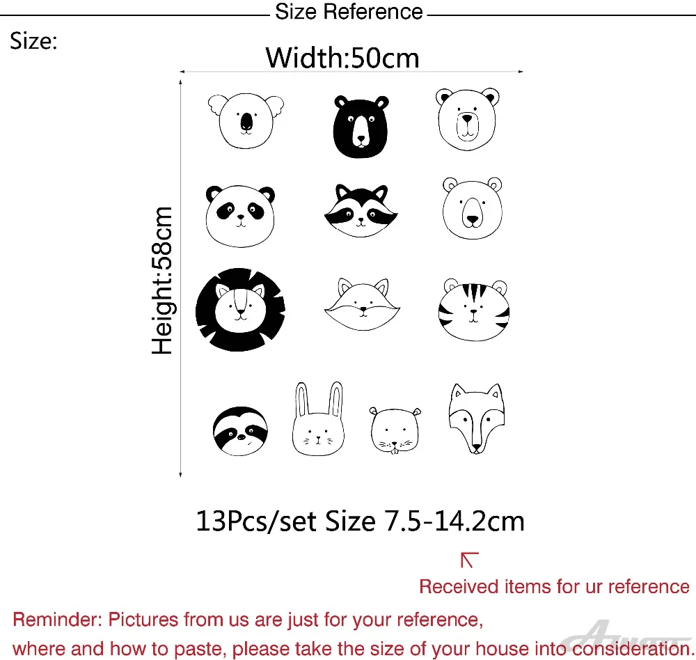 Новые креативные настенные стикеры сделай сам со встроенной головой обои мебель