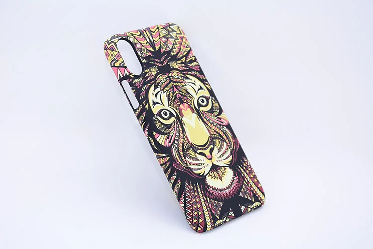 Для iPhone 11 Pro Max 5 6 7 8 Plus X XS XR лесной король ацтекские животные лица Лев волк Сова шаблон жесткий чехол для телефона с рисунком чехол
