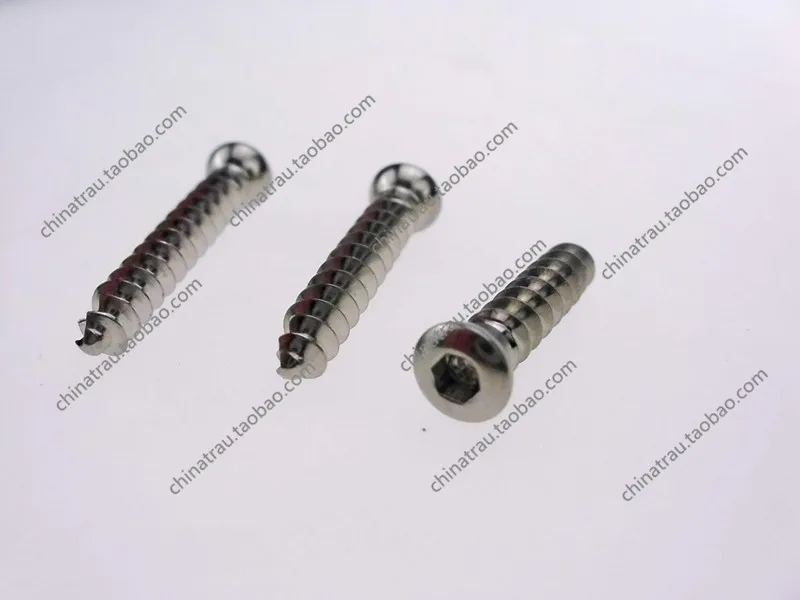 

Medical orthopedics cancellous stainless steel screw for animal 4.0 self-tapping plate fixation hex head screw 10pcs/pack
