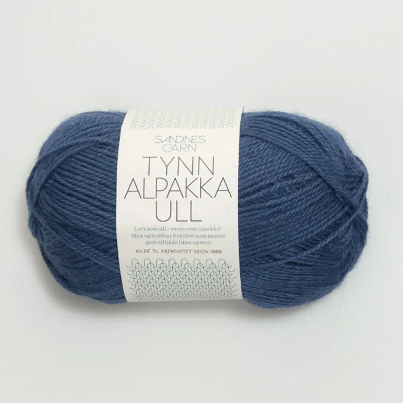 1*50 г мяч Sandnes Garn Tynn alpakka ull aplaca шерсть смешанная пряжа ручная пряжа - Цвет: 6364