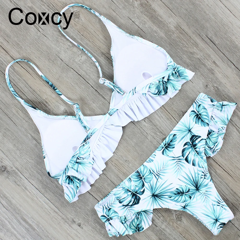 Coxcy пикантные Трусики бикини Для женщин Купальник Push Up Купальники для малышек