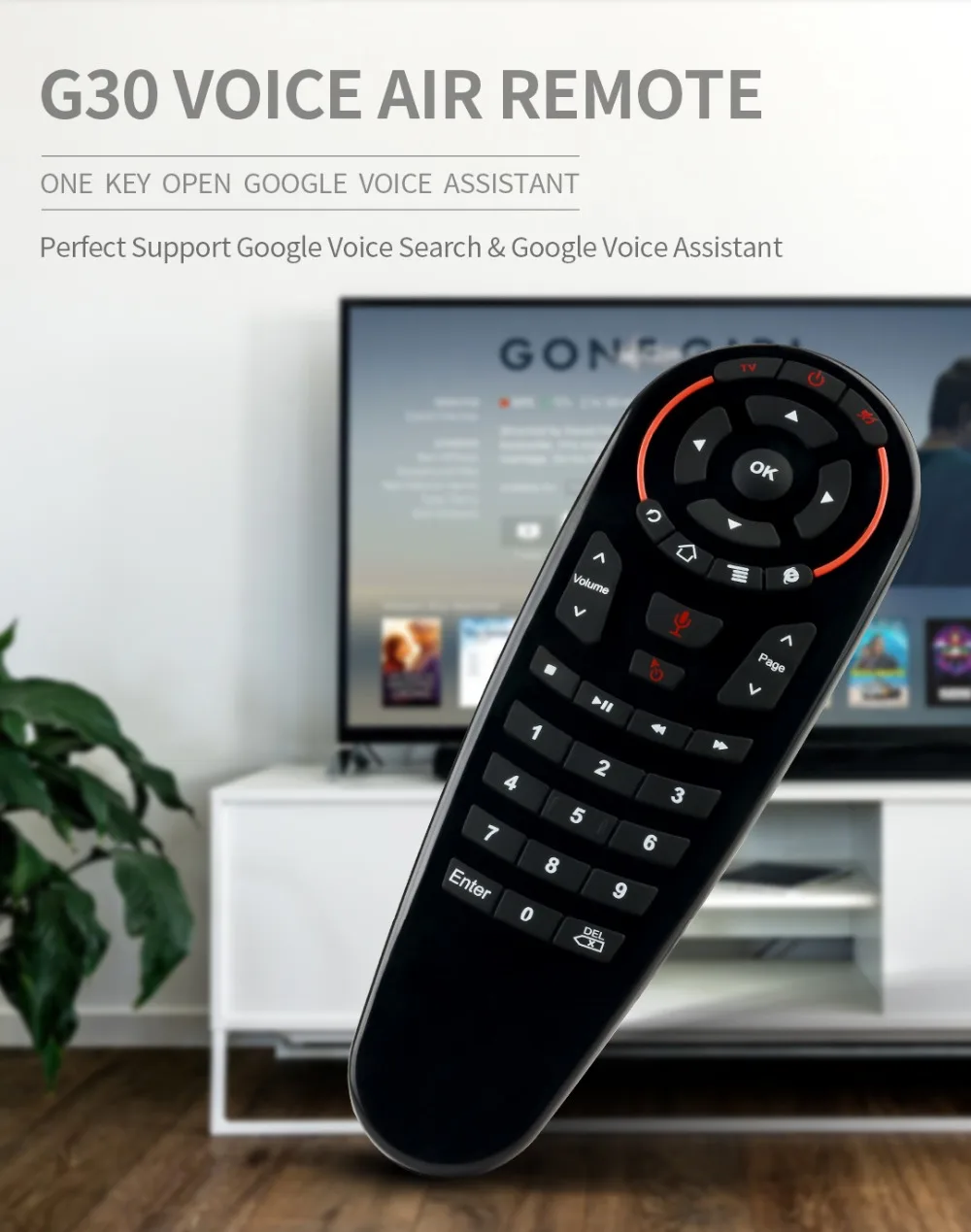 G30 пульт дистанционного управления 2,4G беспроводная Fly Air mouse Gyro Google голосовой поиск универсальный пульт дистанционного ИК обучения для ПК smart Android tv Box
