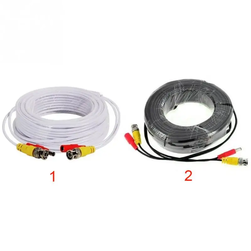 New CCTV Camera Accessories BNC Power Video Siamese Cable for Surveillance DVR Kit Length 1m 5m 10m 20m 30m