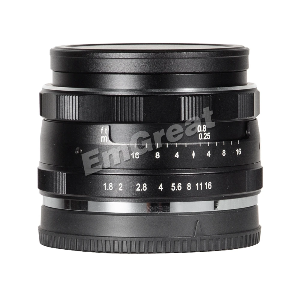 Meike 25 мм F1.8 широкоугольный объектив с большой апертурой ручная фокусировка объектив для sony E Mount/для Fuji камеры A6500 A7 A7II A7R X-T1 X-T2