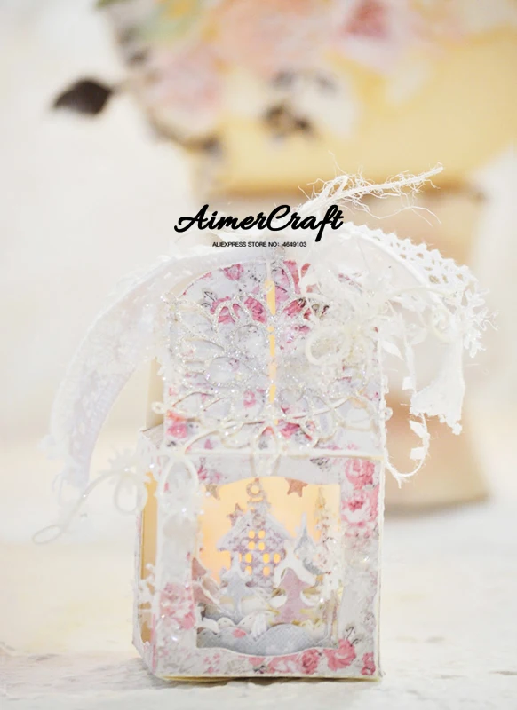 Зимние рождественские штампы для резки металла трафарет скрапбукинга DIY