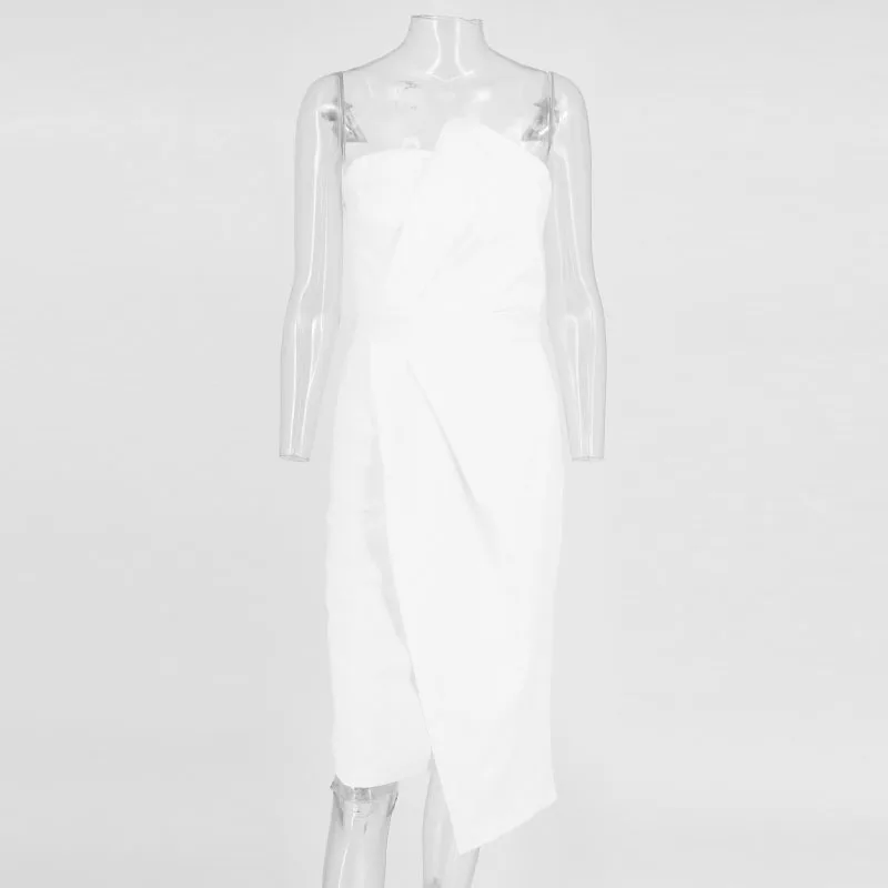 DRESSMECB сексуальное платье с открытыми плечами для женщин открытой спиной без