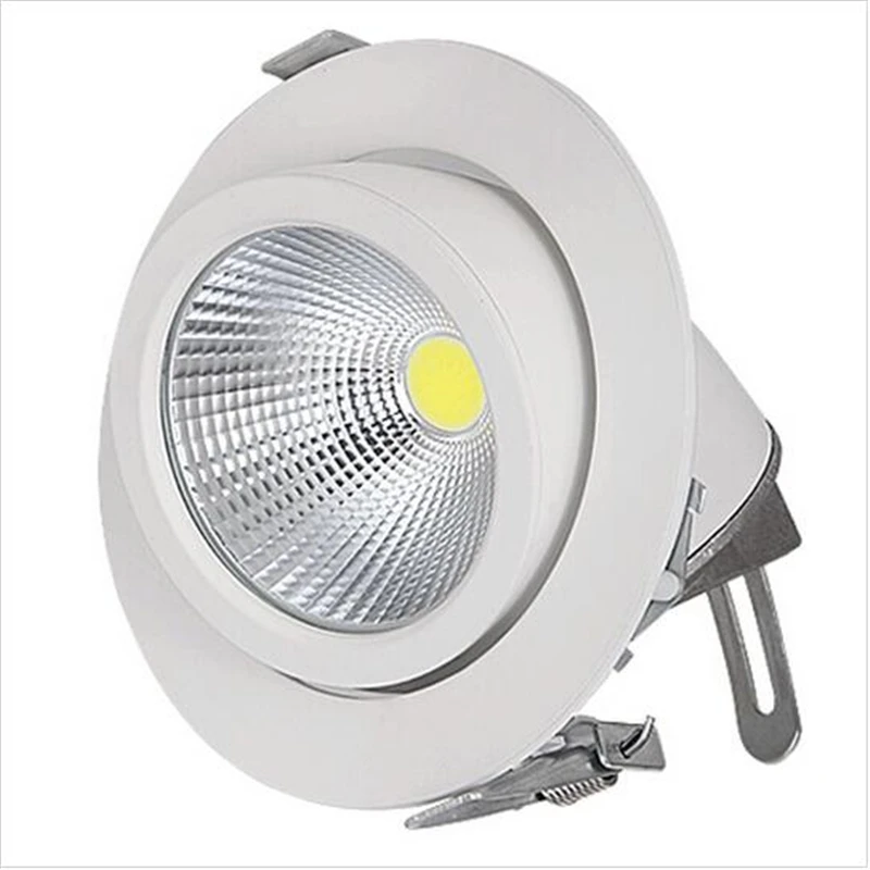 15W25W 35W регулируемый LED COB потолочный светильник вращающийся светодиодный фонарь