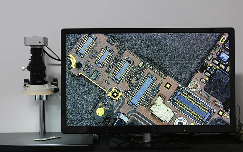 36MP 1080P 2K HDMI USB лабораторный цифровой промышленный видео микроскоп камера+ 144 светодиодный кольцевой светильник+ 200X 500X FHD C крепление объектива