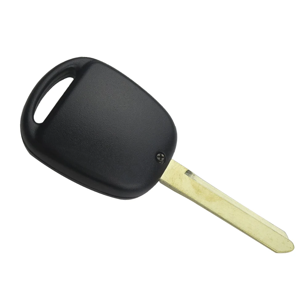 OkeyTech 2 кнопки Uncut Toy47 лезвие с резиновой кнопкой ключ колодки оболочки для Toyota Camry