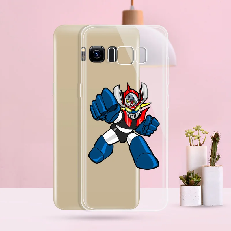 N140 Mazinger Z Soft TPU Silicone Cover For Samsung Galaxy A3 A5 A6 A7 A8 A9 M10 M20 S10 S10E Lite Plus 2017 2018 Case |
