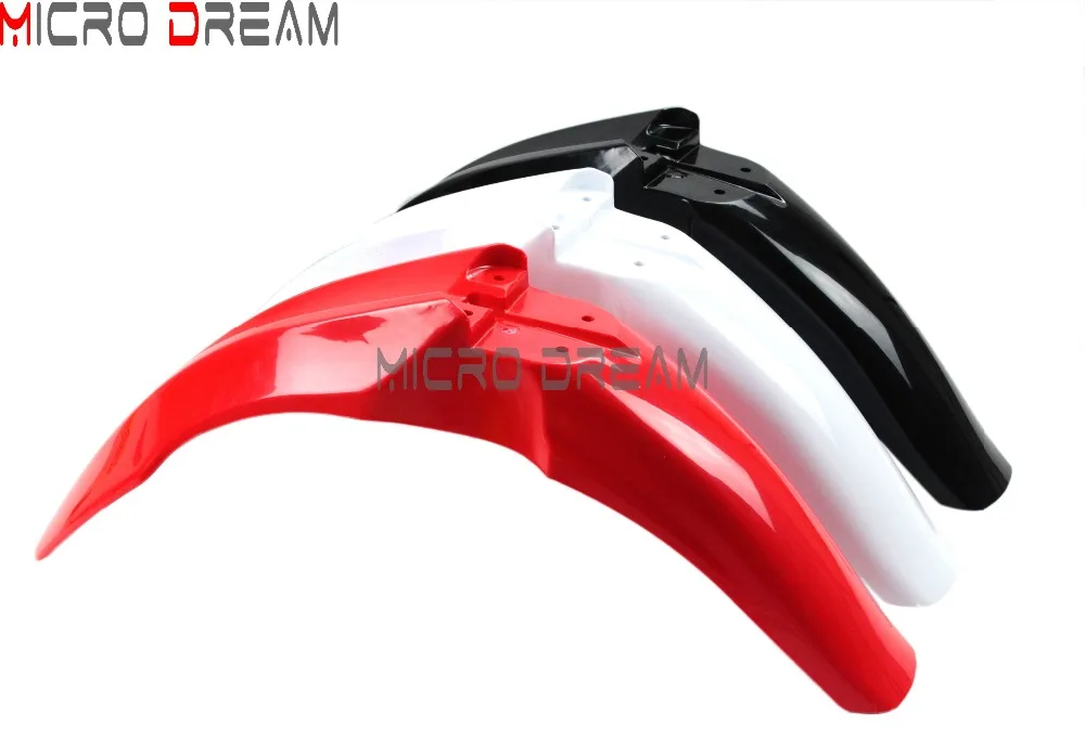 Красный/белый/черный мотоциклетный передний брызговик для кроссовых мотоциклов
