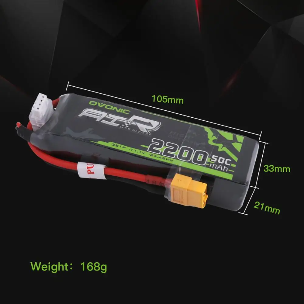 1 шт. GENS ACE OVONIC 2200mAh 11,1 V Lipo 3S батарея 50C с XT60 Deans Разъем T для радиоуправляемого автомобиля дрона Heli лодки автомобиля