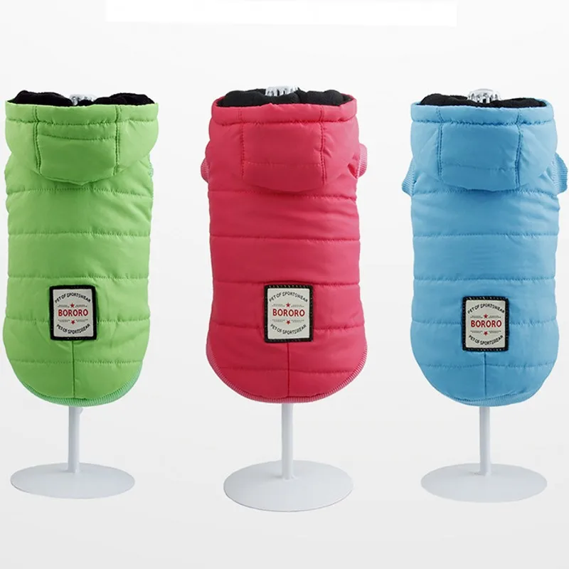 

New Windproof Dog Clothes Winter Large Size Dogs Pets Clothing Thickening Dogs Coats Hoodie Jackets For Pet Dog Costume