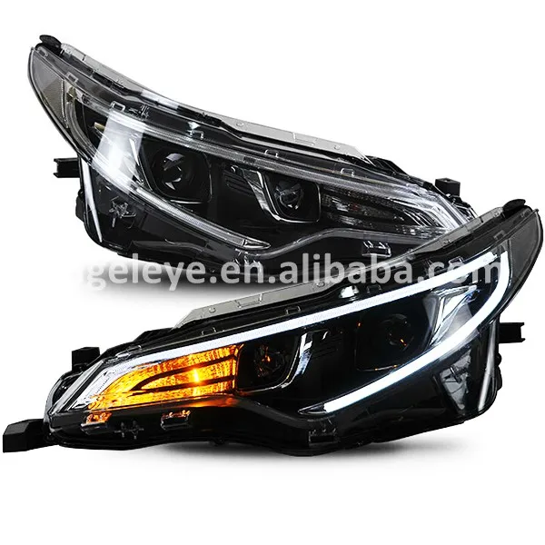 

For TOYOTA Levin LED Head Lamps LED Headlights Black Housing 2014-2015 Year PW