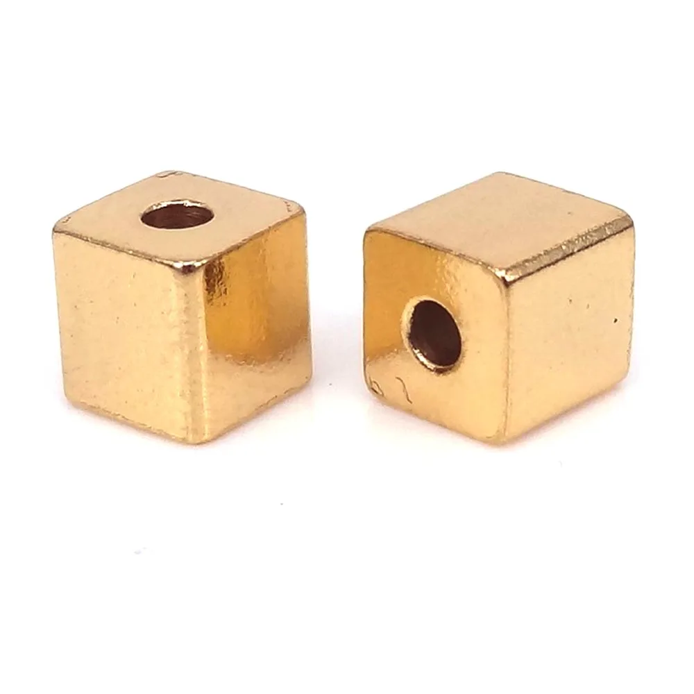 Бусины из нержавеющей стали для изготовления браслетов 6 8 10 12 мм|cube beads|beads brandstainless