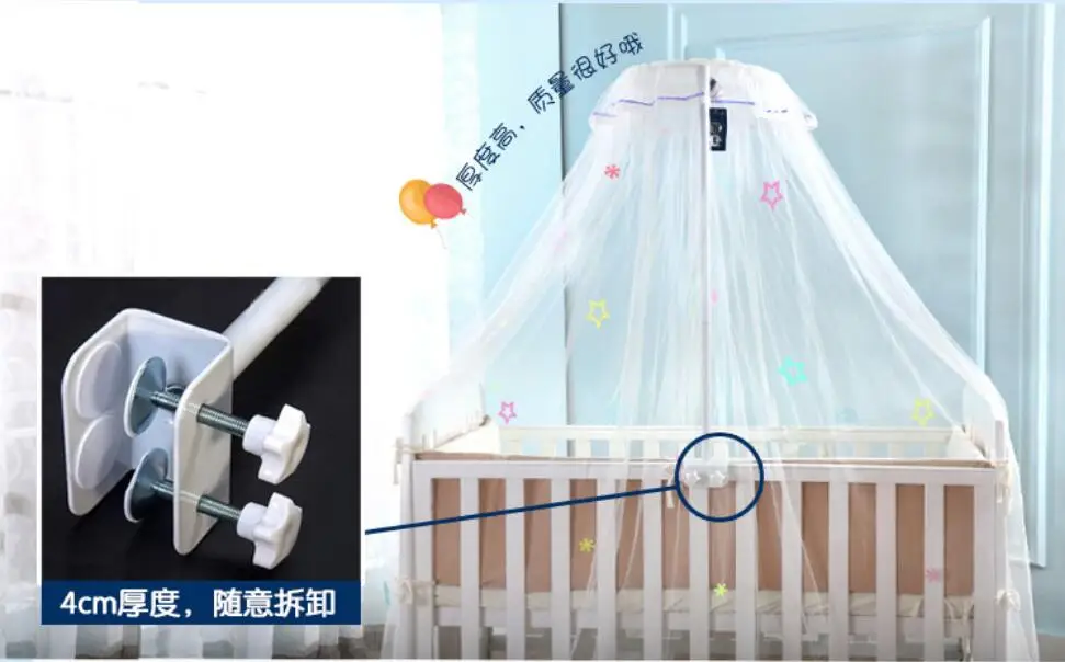 Москитная сетка с Круглым Верхом для детской кроватки сетчатая палатка