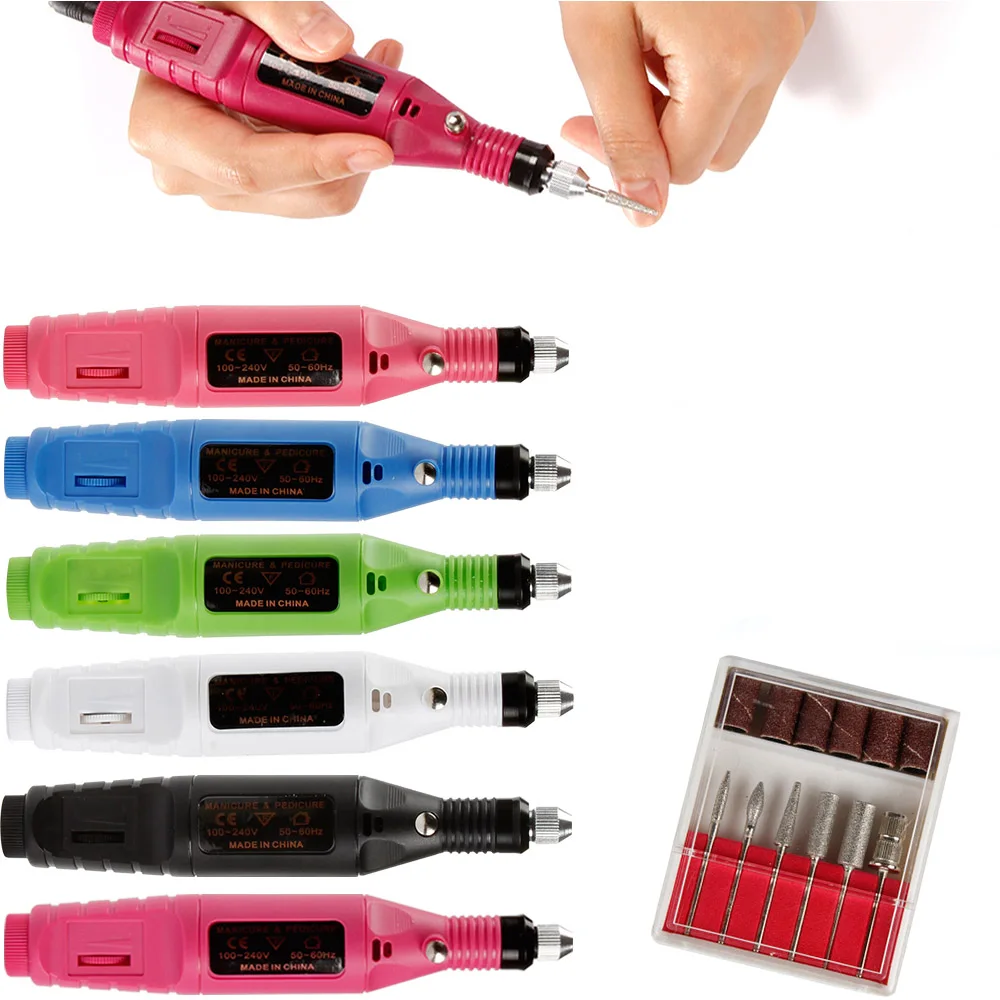 

Electirc Apparatus for Manicure Nail Drills Cuticle Gel Remover Pedicure Machine Grinding Cutters Milling Drill Bits Set Nail