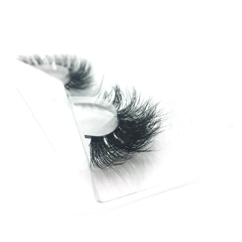 Норковые ресницы 3D норковые невидимая лента натуральные черные полная полоса