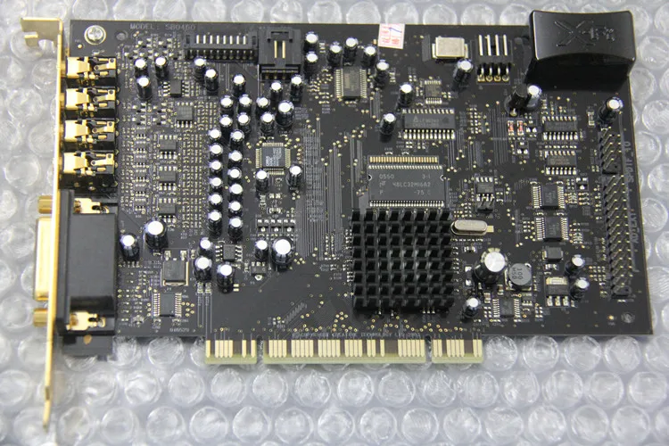 Оригинальная креативная X Fi Fatal1ty FPS SB0466/SB0460 64M 7 1 PCI Звуковая карта|Компьютерные