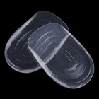 Прозрачные силиконовые мягкие стельки, удобные амортизирующие вставки для пятки, для мужчин и женщин, 1 пара