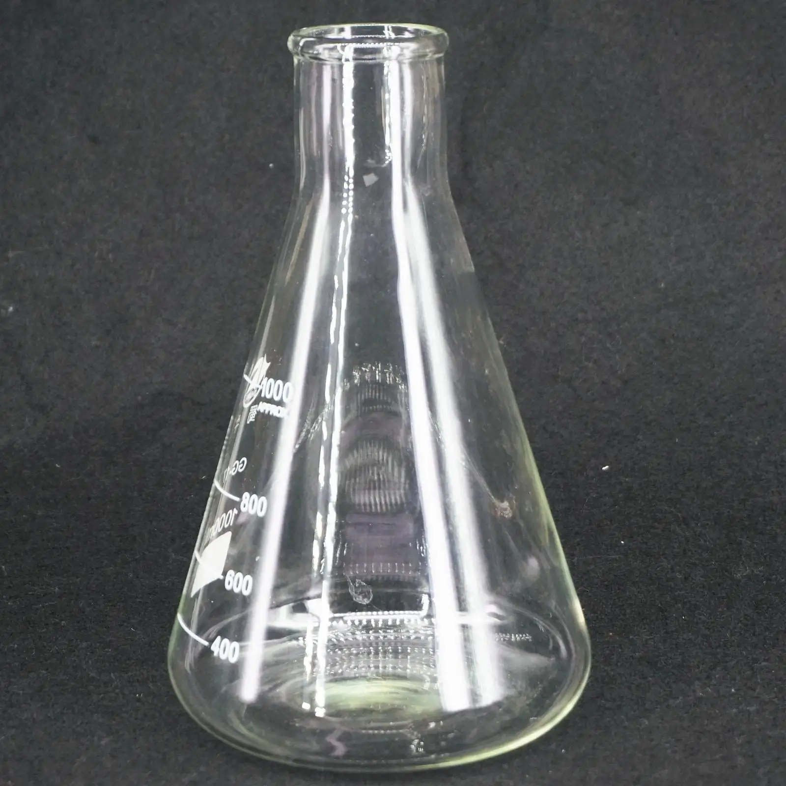 1000 мл широкая горловина из боросиликатного стекла коническая колба Erlenmeyer для химической лаборатории