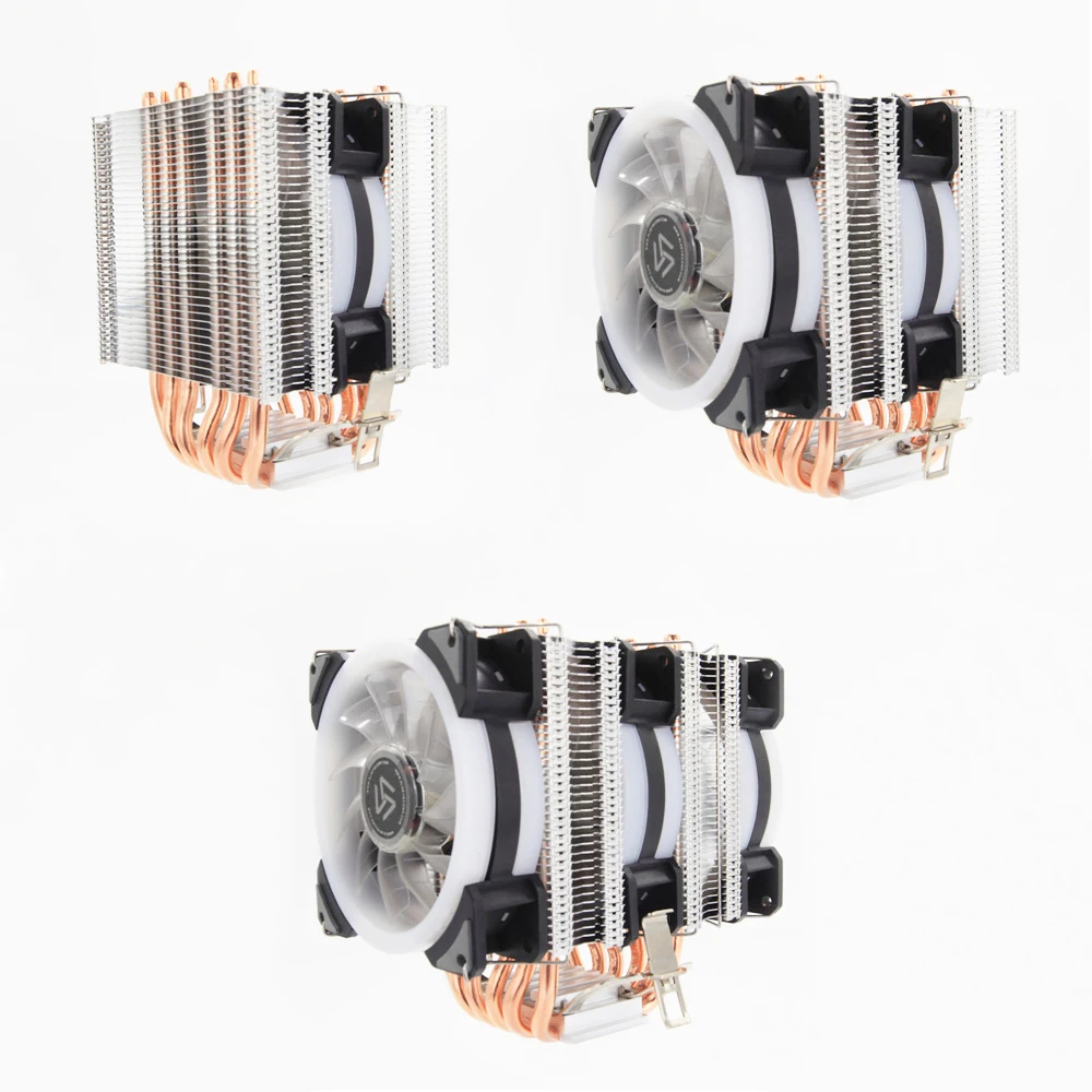 ALSEYE кулер для процессора 6 Heatpipe 3 RGB вентилятор 4pin ШИМ 90 мм куллер для процессора Высокое качество процессор охлаждения новое поступление