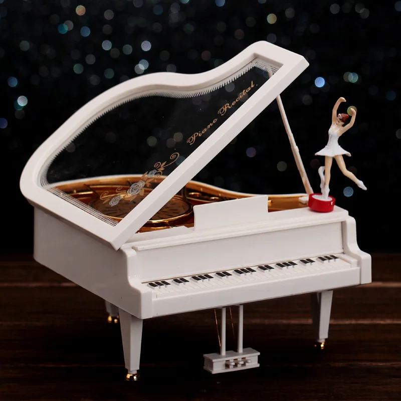 Творческий форма пианино мини-музыкальный шкаф модные заводные игрушки милые