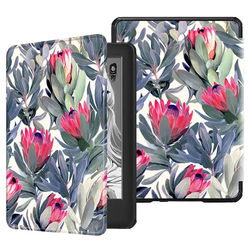 chrysanthemum Чехол для Amazon полностью Kindle( выпуск) легкий из искусственной кожи смарт-чехол для Amazon Kindle 10th Gen E-Reader - Цвет: chrysanthemum