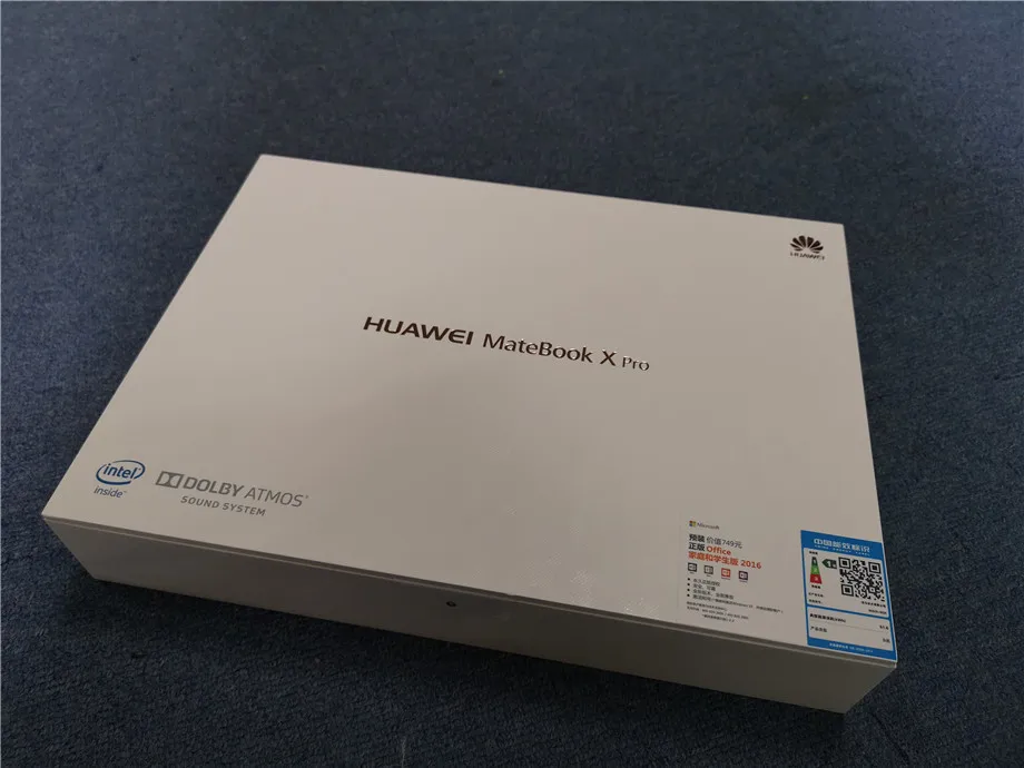windows 10 профессиональный HUAWEI MateBook X Pro 13," ноутбук 8th Intel i5-8265U cpu MX 250 8 Гб LPDDR3 512 ГБ SSD