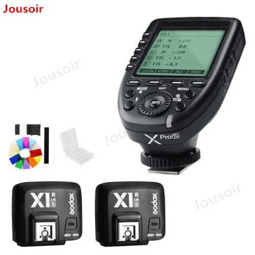 Godox Xpro S TTL II 2 4G X Системы Беспроводной Управление с дистанционным триггером 2x X1R
