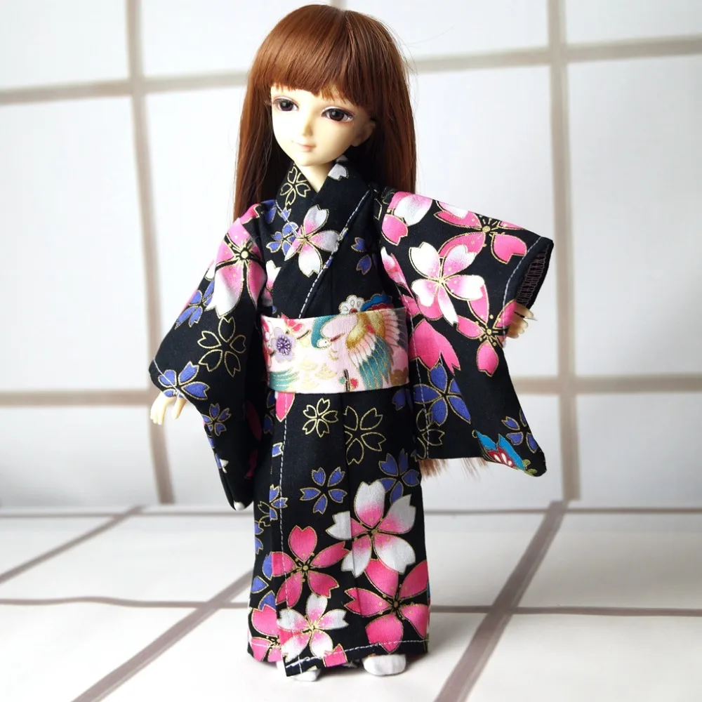 Платье кимоно OOAK в японском стиле одежда Sakura для 1/6 11 дюймов высокая женская кукла