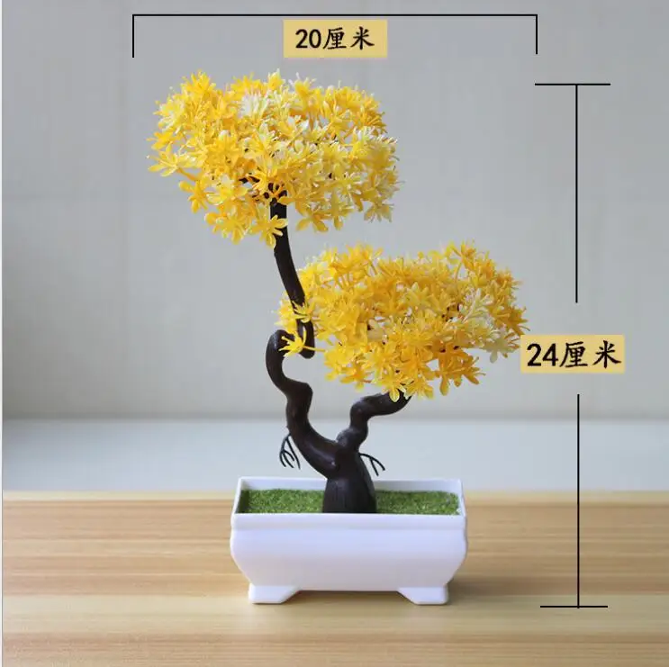 MASCOT TREE Праздничные и вечерние украшения для дома, бонсай, искусственные растения, дерево, цветок а076 - Цвет: MASCOT TREE