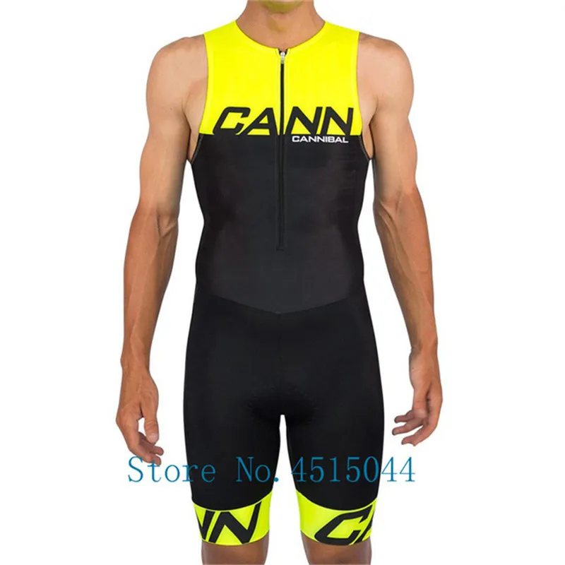 01 CANNBAL Велоспорт skinsuit мужской велосипедный комбинезон триатлон костюм велосипед маленькие плечевые ремни Велоспорт roupa ciclismo Костюм для катания на коньках - Цвет: 01