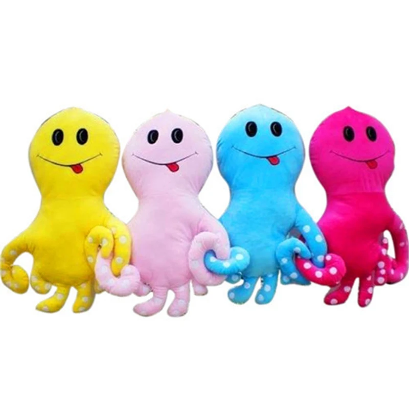 

Dorimytrader Kawaii Animal Octopus Plush Toy Stuffed Cartoon Pillow Doll for Children Gift 51inch 130cm DY60207
