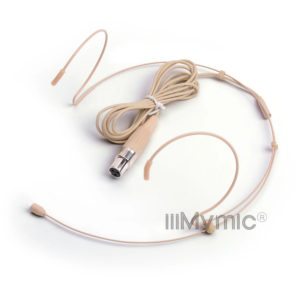IiiMymic H 21S2 3 3pin Mini XLR TA3F разъем головной гарнитуры микрофон для AKG Samson беспроводной