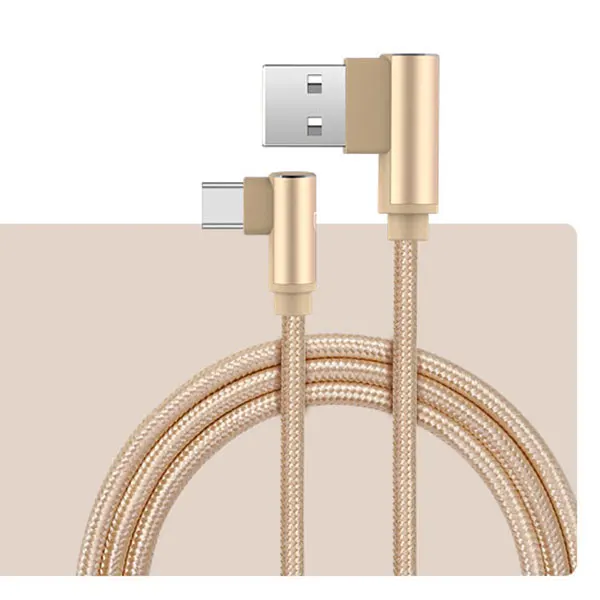 SUPTEC 3A usb type-C кабель для samsung S9 S8 Note 9 Быстрая зарядка type-C кабель зарядного устройства для huawei P20 Xiaomi Mi 8 Oneplus 5 6 6t - Цвет: Gold