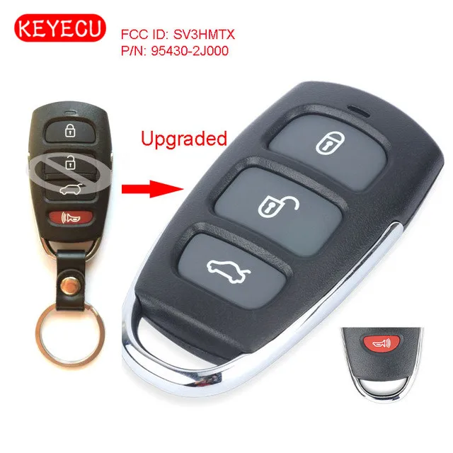 

Keyecu Fob 3 + 1B 433MHz KIA Borrego 2009-2011 FCC ID: SV3HMTX, P/N: 95430-2J000