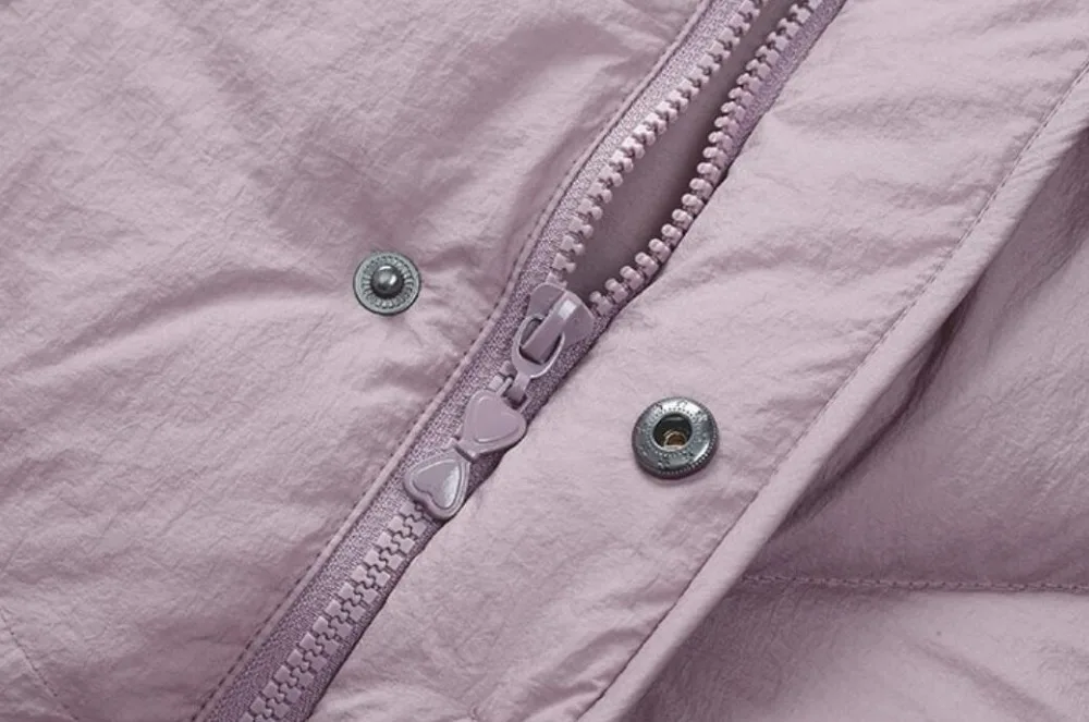 Зимняя хлопковая куртка на утином пуху Женская Новая мода шнуровка простые