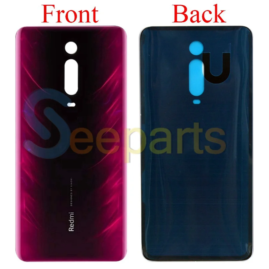 Чехол для Xiao mi Red mi K20 Pro mi 9T Pro, Задняя стеклянная панель, задняя крышка для задней двери, красная задняя крышка для mi K20, с клеевым покрытием, корпус для K20 mi 9T