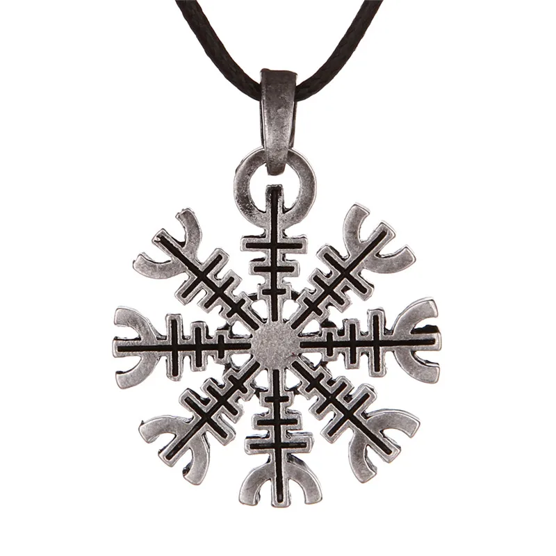 Aegishjalmur компас Подвески скандинавский древнеисландский Викинг амулеты талисманы