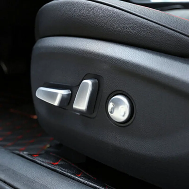 

5pcs Car ABS interior seat adjustment cover Trim For LHD Kia Sportage 2016 2017