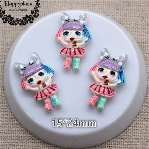 small 20pcs Новинка,, кавайный миниатюрный Кабошон из смолы для больших и маленьких девочек с плоской задней поверхностью, художественная поставка, сделай сам, скрапбукинг - Цвет: small 20pcs