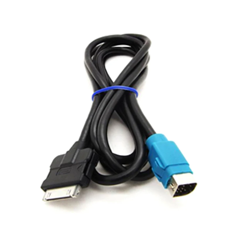 Biurlink для iPod 30Pin интерфейс аудио AUX в кабель адаптер для Alpine KCE-422I 10Pin CD Changer порт