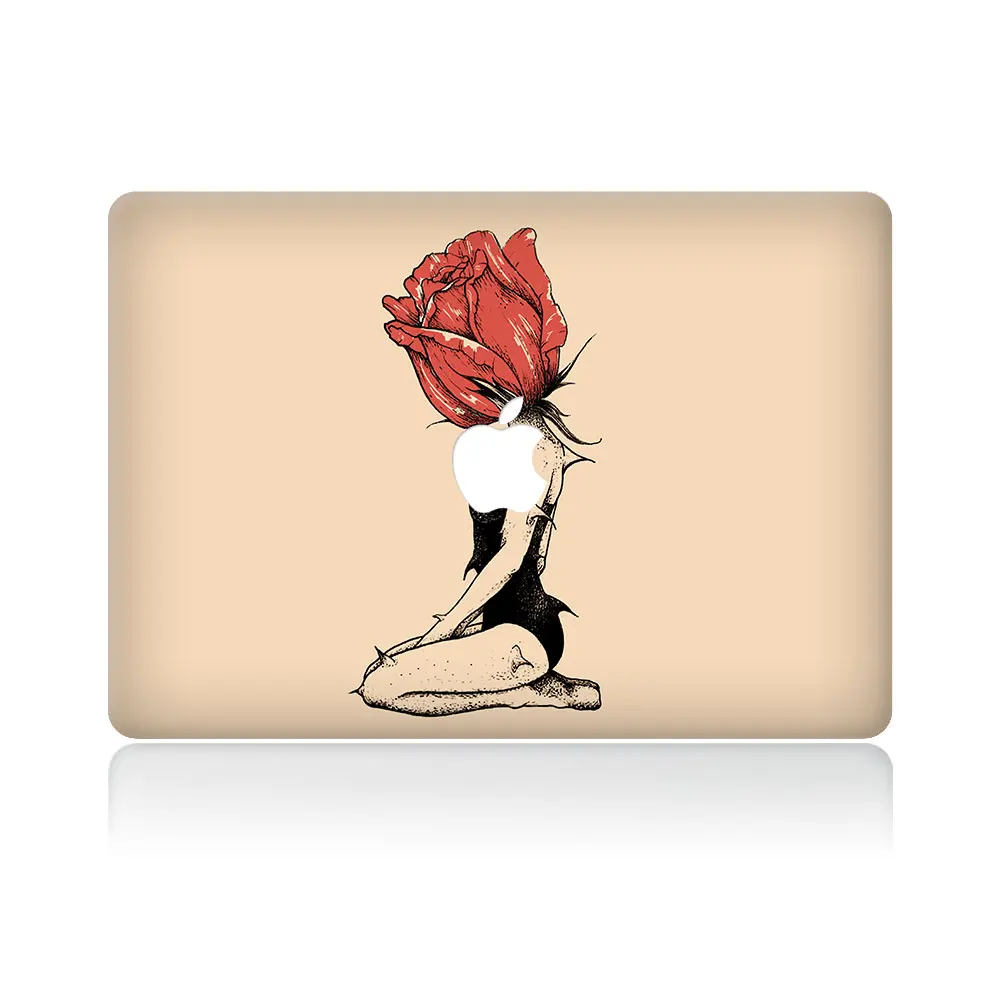 Розовая Виниловая наклейка для девочек DIY MacBook Air Pro Retina 11 13 15 дюймов ноутбука Mac с