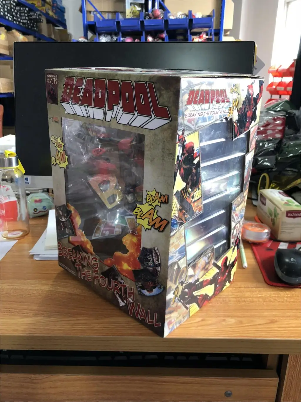 Новая X men Marvel Deadpool Breaking The Fourth Wall Blam полная фигурка модель игрушки 23 см|Игровые